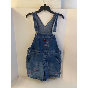 Route 66 size 7/8 jr. Denim overall shorts